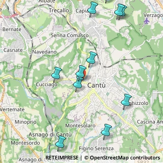 Mappa Via Papa Giovanni XXIII, 22063 Cantù CO, Italia (2.54273)
