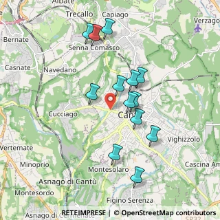 Mappa Via Papa Giovanni XXIII, 22063 Cantù CO, Italia (1.67769)