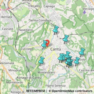 Mappa Via Papa Giovanni XXIII, 22063 Cantù CO, Italia (2.09083)
