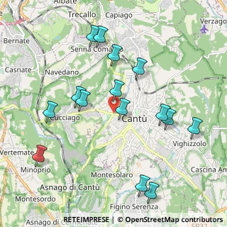Mappa Via Papa Giovanni XXIII, 22063 Cantù CO, Italia (2.12933)