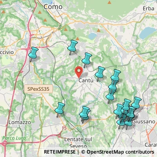 Mappa Via Papa Giovanni XXIII, 22063 Cantù CO, Italia (5.3105)