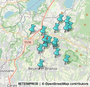 Mappa Piazza Italia Libera, 23893 Cassago Brianza LC, Italia (2.73188)