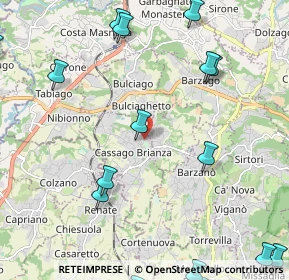 Mappa Piazza Italia Libera, 23893 Cassago Brianza LC, Italia (3.10188)