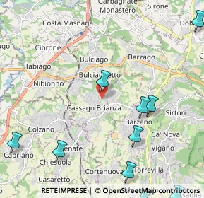 Mappa Piazza Italia Libera, 23893 Cassago Brianza LC, Italia (3.39929)