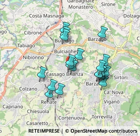 Mappa Piazza Italia Libera, 23893 Cassago Brianza LC, Italia (1.5025)