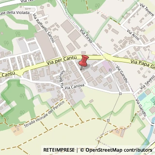 Mappa Via Borghi, 3B, 22060 Cucciago, Como (Lombardia)