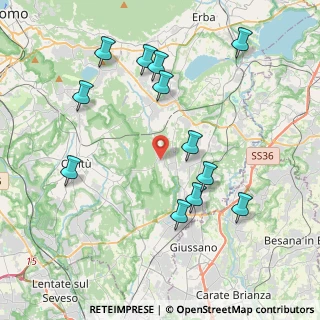 Mappa Via Monte Bianco, 22040 Brenna CO, Italia (4.28583)