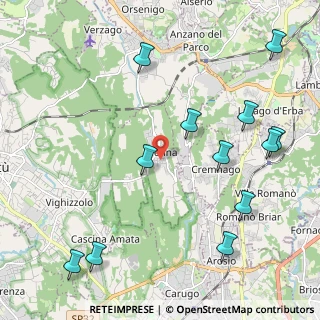 Mappa Via Monte Bianco, 22040 Brenna CO, Italia (2.58)