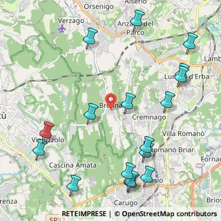 Mappa Via Monte Bianco, 22040 Brenna CO, Italia (2.70412)