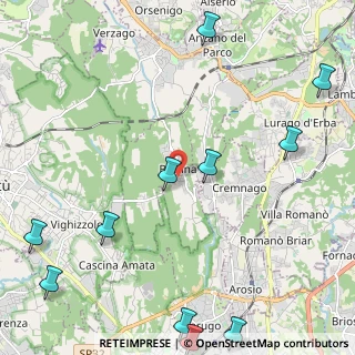 Mappa Via Monte Bianco, 22040 Brenna CO, Italia (3.23)