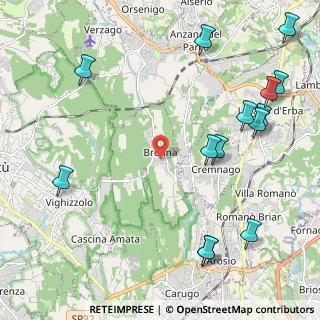 Mappa Via Monte Bianco, 22040 Brenna CO, Italia (2.80929)