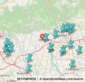 Mappa Via Toaldo, 36063 Marostica VI, Italia (9.919)