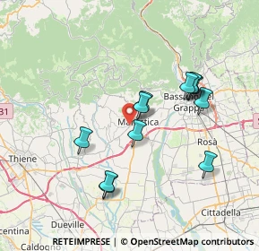 Mappa Via Toaldo, 36063 Marostica VI, Italia (6.65)