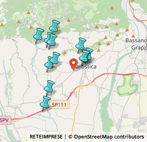 Mappa Via A. Palladio, 36063 Marostica VI, Italia (2.98667)