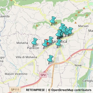 Mappa Via Toaldo, 36063 Marostica VI, Italia (1.35929)