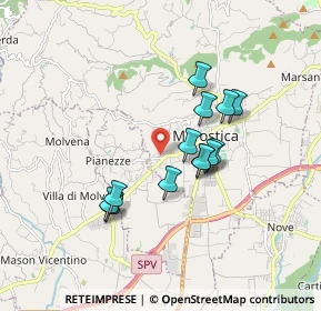 Mappa Via Toaldo, 36063 Marostica VI, Italia (1.41846)