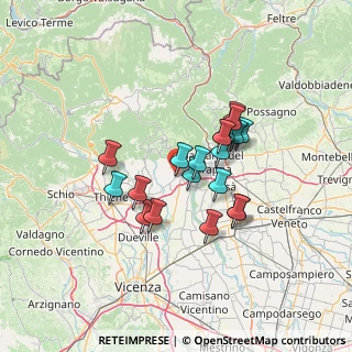 Mappa Via Toaldo, 36063 Marostica VI, Italia (10.51)