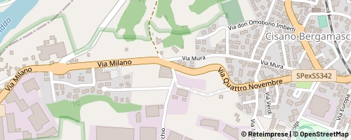 Mappa Cisano Bergamasco