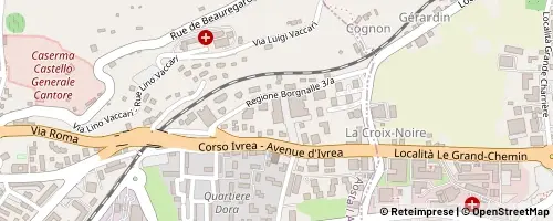 Mappa Aoste