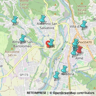 Mappa Via Quartiere Ronco, 24031 Almenno San Salvatore BG, Italia (1.24)