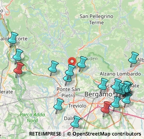 Mappa Via Quartiere Ronco, 24031 Almenno San Salvatore BG, Italia (10.283)
