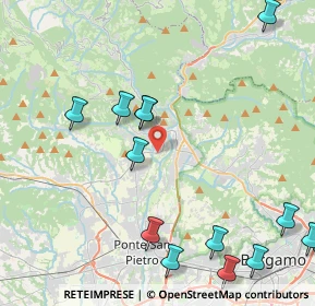 Mappa Via Quartiere Ronco, 24031 Almenno San Salvatore BG, Italia (5.48071)