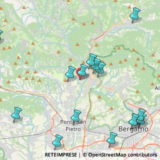 Mappa Via Quartiere Ronco, 24031 Almenno San Salvatore BG, Italia (5.64467)
