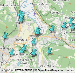 Mappa Piazza Lavelli de Capitani, 23883 Brivio LC, Italia (2.319)