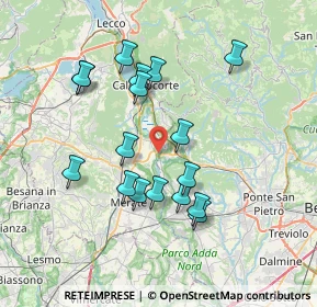 Mappa Piazza Lavelli de Capitani, 23883 Brivio LC, Italia (6.80529)