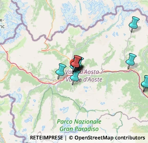 Mappa Corso Pere Laurent, 11100 Aosta AO, Italia (10.71583)