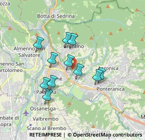 Mappa Via San Sebastiano, 24018 Villa d'Almè BG, Italia (1.42182)