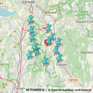 Mappa Via Arno, 21043 Castiglione Olona VA, Italia (2.79923)