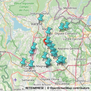 Mappa Via Arno, 21043 Castiglione Olona VA, Italia (6.82684)