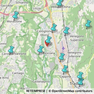 Mappa Via Arno, 21043 Castiglione Olona VA, Italia (2.73667)