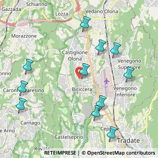Mappa Via Arno, 21043 Castiglione Olona VA, Italia (2.47455)