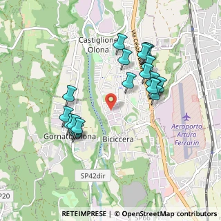 Mappa Via Arno, 21043 Castiglione Olona VA, Italia (0.8925)
