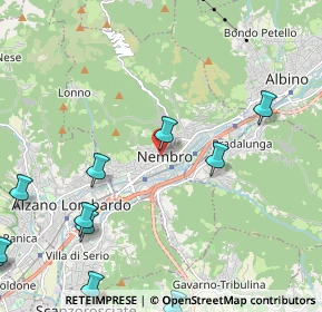 Mappa Via Giovanni XXIII Papa, 24027 Nembro BG, Italia (3.0825)