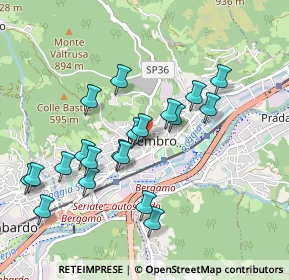 Mappa Via Giovanni XXIII Papa, 24027 Nembro BG, Italia (0.9145)