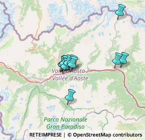 Mappa 11020 Quart AO, Italia (8.97692)
