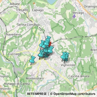 Mappa Via Trieste, 22063 Cantù CO, Italia (1.04235)