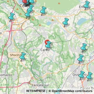 Mappa Via Trieste, 22063 Cantù CO, Italia (7.3135)