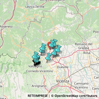 Mappa Via dell'Artigianato, 36013 Piovene Rocchette VI, Italia (11.2095)