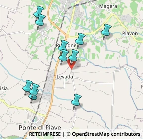 Mappa Via Rustignè, 31047 Ponte di Piave TV, Italia (1.98909)