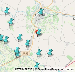 Mappa Via Rustignè, 31047 Ponte di Piave TV, Italia (6.05375)