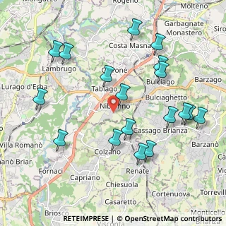 Mappa Via Luciano Manara, 23895 Nibionno LC, Italia (2.21111)