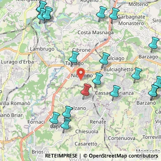 Mappa Via Luciano Manara, 23895 Nibionno LC, Italia (2.9255)