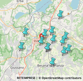 Mappa Via Luciano Manara, 23895 Nibionno LC, Italia (3.30429)