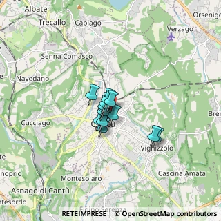 Mappa Via Maddalena Umberto, 22063 Cantù CO, Italia (0.855)