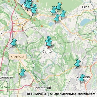 Mappa Via Maddalena Umberto, 22063 Cantù CO, Italia (6.464)