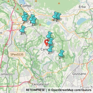 Mappa Via Maddalena Umberto, 22063 Cantù CO, Italia (3.92)